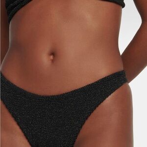Hunza G Black Sparkle Bikini Bottom